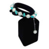 Silver Bracelet with Turquoise Gemstone for Women Disorganized