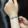Silver Bracelet with Turquoise Gemstone for Women Baran