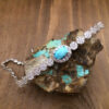 Silver Bracelet with Turquoise Gemstone for Women Taha