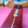 Silver Bracelet with Turquoise Gemstone for Women Tina