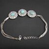 Silver Bracelet with Turquoise Gemstone for Women Tina