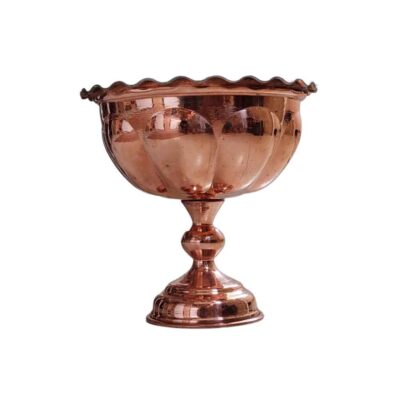 Copper Dessert Serving Bowl Hammered and Suitable for Ice Cream Alvand (x3)