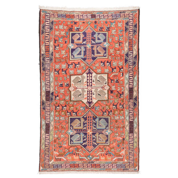 Persian Wool Kilim Rug Handwoven Traditional Cpersia