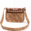 Bohemian Crossbody Shoulder Bag with Persian-Inspired Geometric Pattern