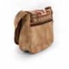 Bohemian Crossbody Shoulder Bag with Persian-Inspired Geometric Pattern