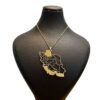 Minimalist Necklace Model Iran's Map