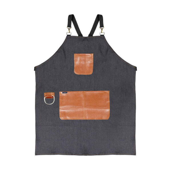 Leather Barista Apron – Model Jama – Sleek & Professional