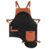 Leather & Fabric Barista Apron – Stylish & Durable