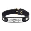Persian Leather Bracelet for Men and Women - Black Sheikh
