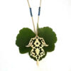 Brass Necklace with Minimalist Persian Inspired Theme Baran