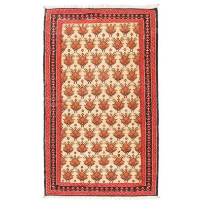 Decorative Copper Tray Hand-Engraved with Persian Artisanal Sima