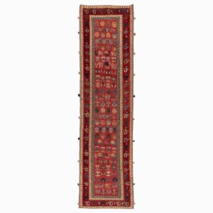 Vintage Sirjan Handwoven Persian Kilim Rug