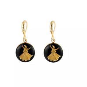 Persian Earrings Gold  Plated for Women Sama Dance