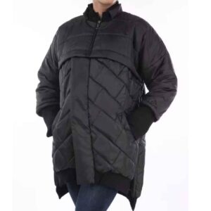 Women's Black Winter Puffer Jacket