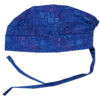 Women's Blue Veterinarian Scrub Top & Cap Set – Professional & Coordinated