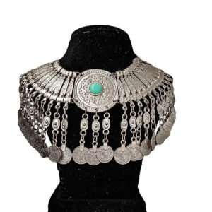 Women's Choker Necklace Model Ottoman Coin