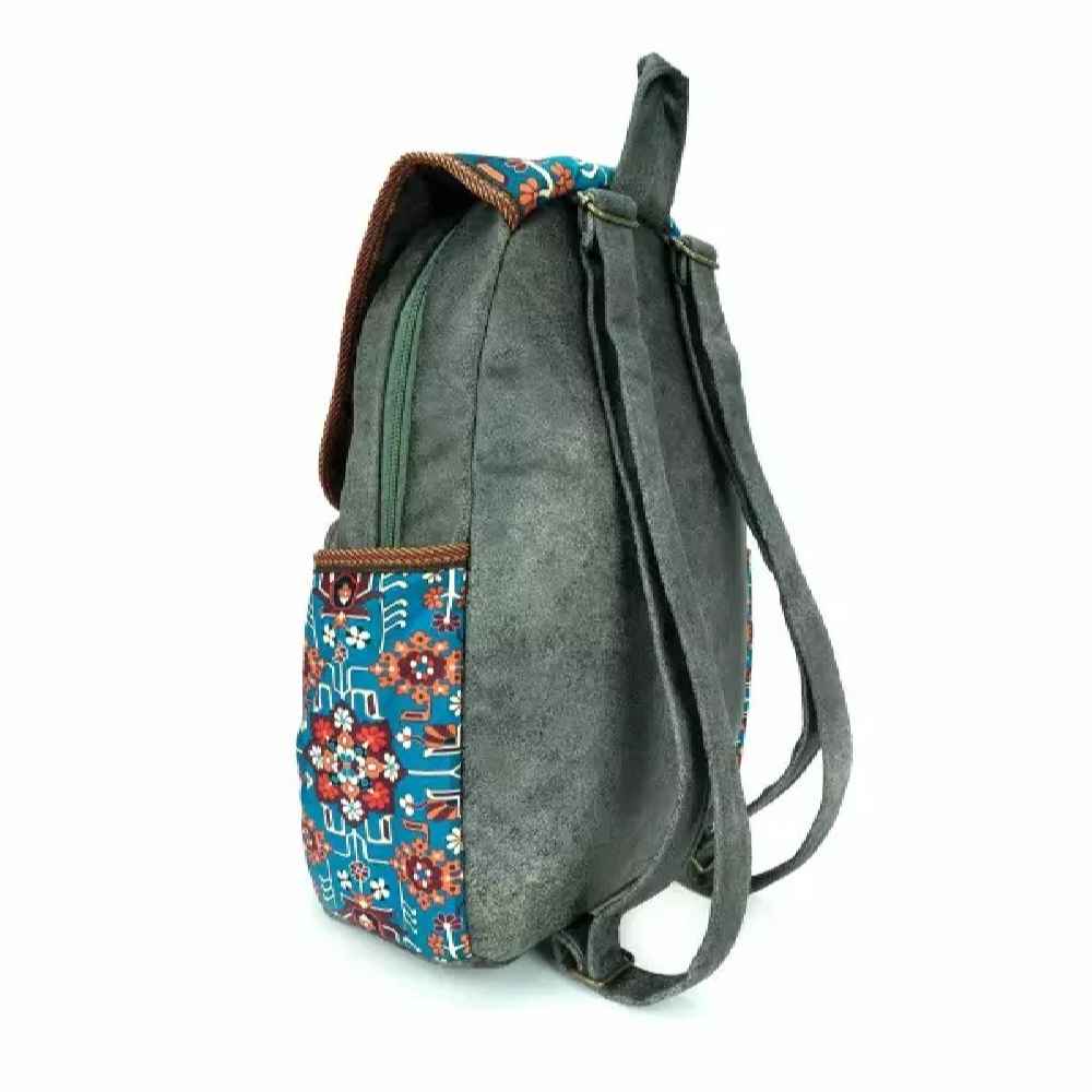 Persian Ethnic Backpack for Women Model Sky