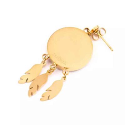 Gold Plated Earring for Women Dream Catcher
