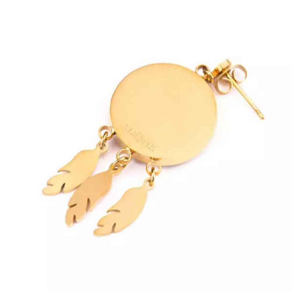 Gold Plated Earring for Women Dream Catcher