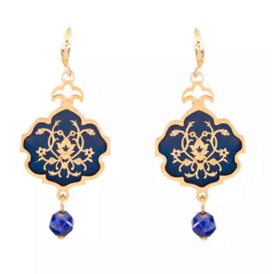 Persian Earrings Gold  Plated for Women Eslimi