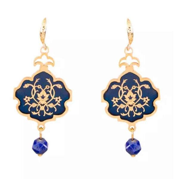 Persian Earrings Gold Plated for Women Eslimi