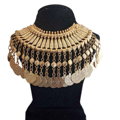 Women’s Ottoman Coin Choker Necklace