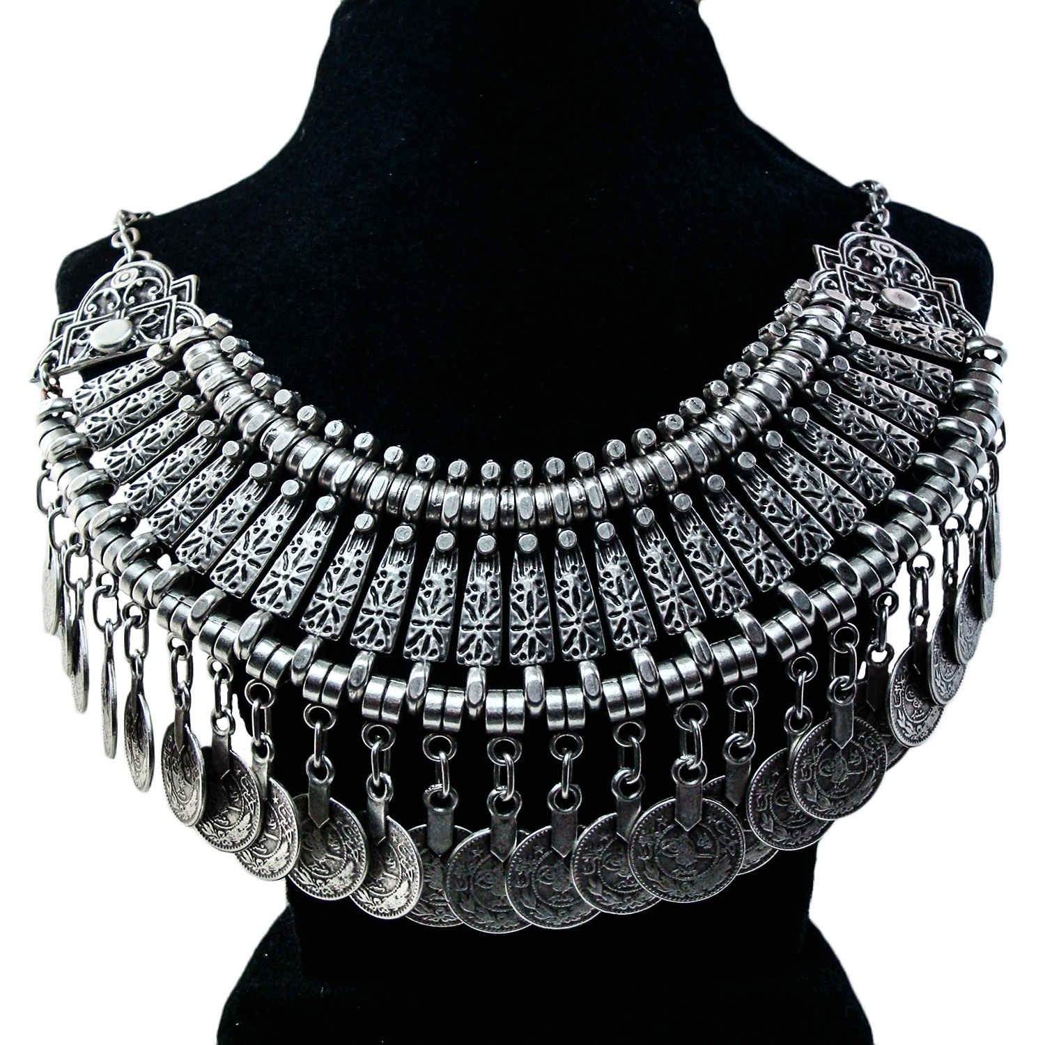 Women’s Ottoman Coin Choker Necklace