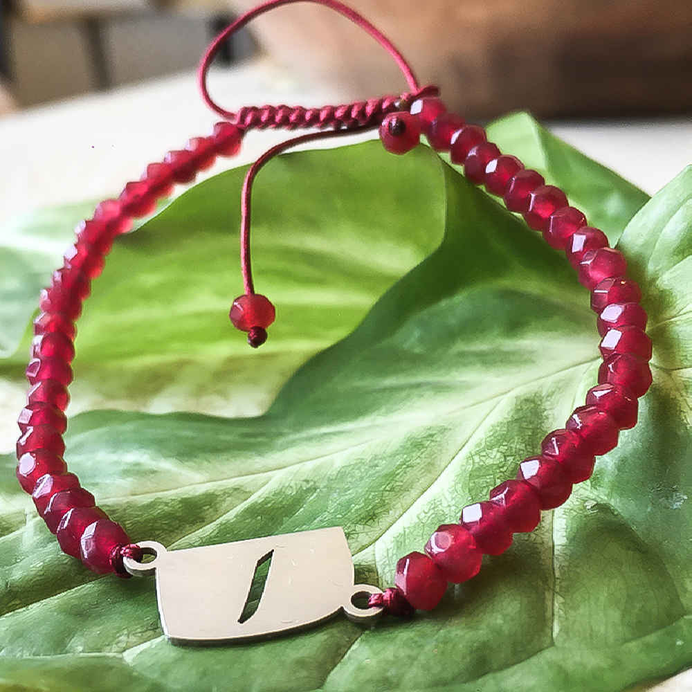 Persian Silver Beaded Bracelet for Women – Alef Model