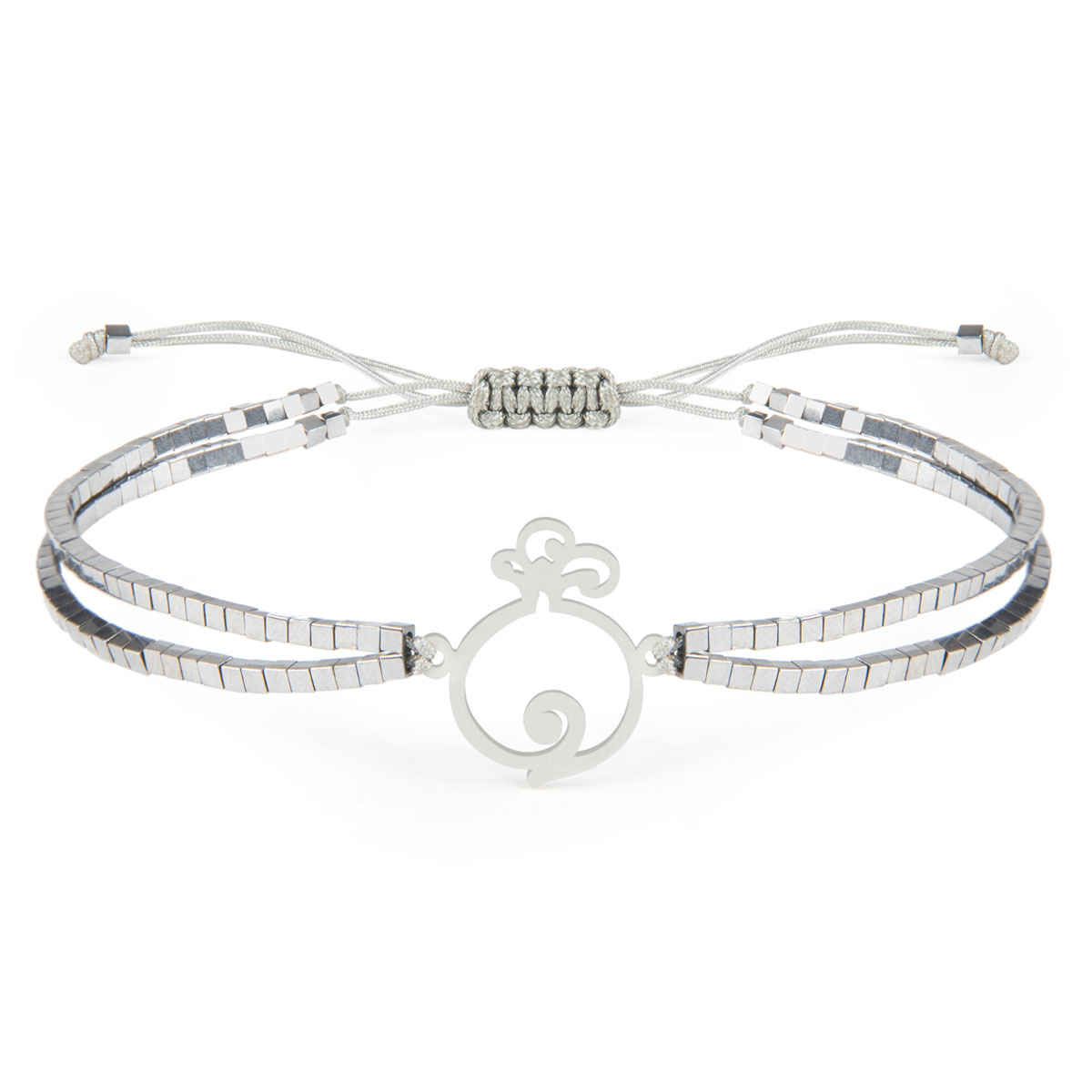 Persian Silver Beaded Bracelet for Women – Anar Model