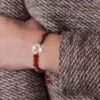 Persian Silver Beaded Bracelet for Women – Pomegranate Model