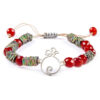 Persian Silver Beaded Bracelet for Women – Pomegranate Model