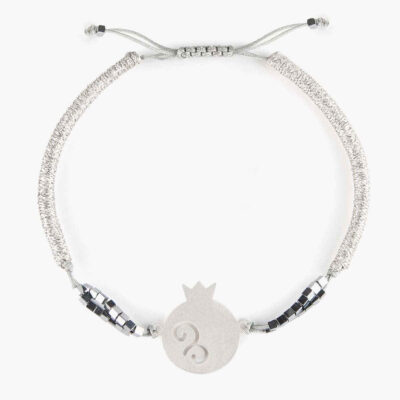 Persian Silver Beaded Bracelet for Women – Yalda Design