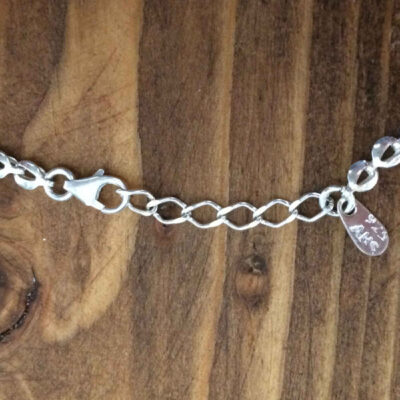 Silver Bracelet with Turquoise Gemstone for Women Afra