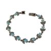 Silver Bracelet with Turquoise Gemstone for Women Lale