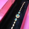 Silver Bracelet with Turquoise Gemstone for Women Nina