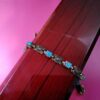 Silver Bracelet with Turquoise Gemstone for Women Vala