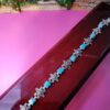Silver Bracelet with Turquoise Gemstone for Women Yara