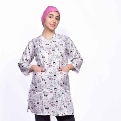 Women’s Veterinary Scrub Top – Durable & Stylish