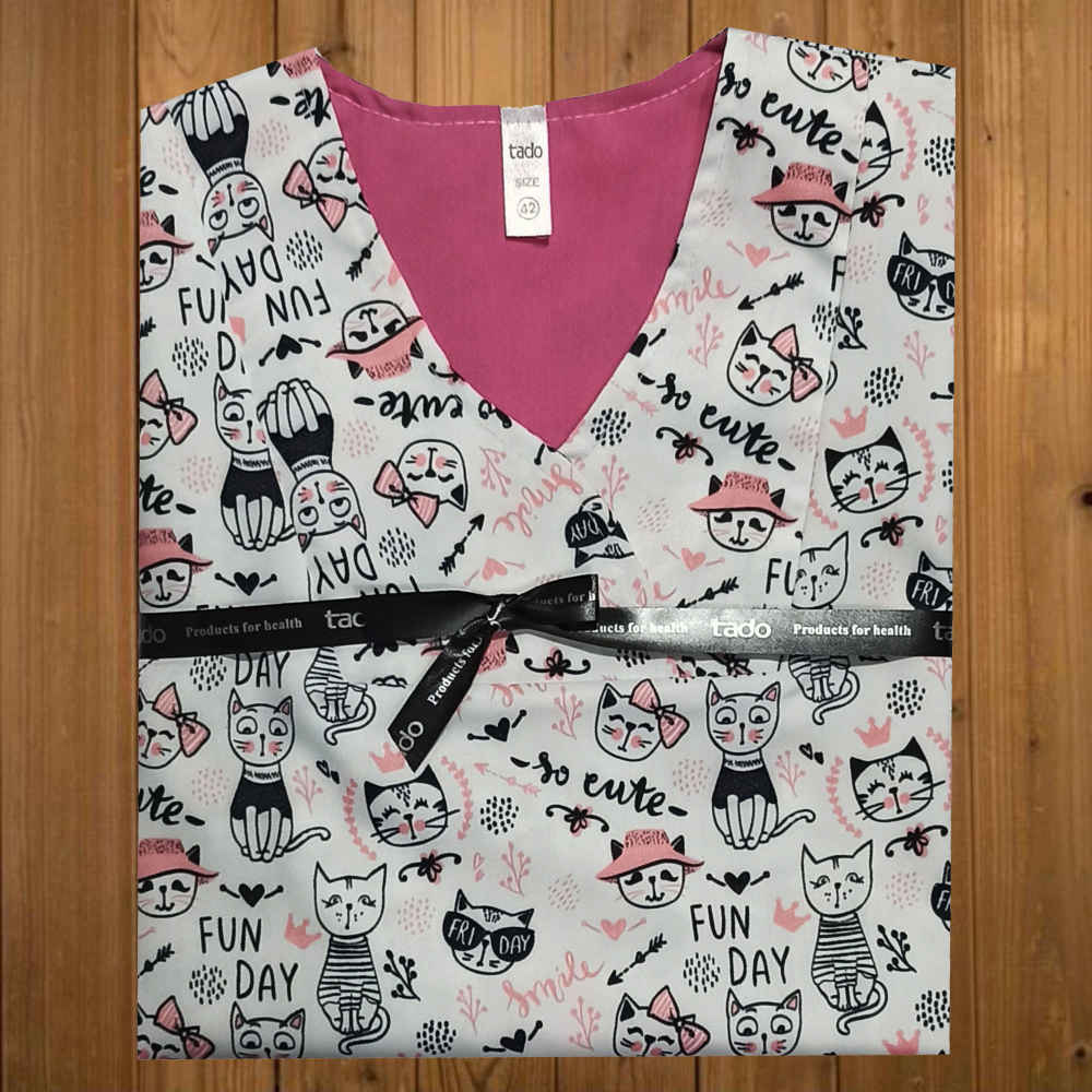 Women’s Veterinary Scrub Top – Durable & Stylish