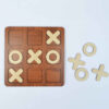 Wooden Tic Tac Toe Board Game – Classic Strategy with Elegant Design