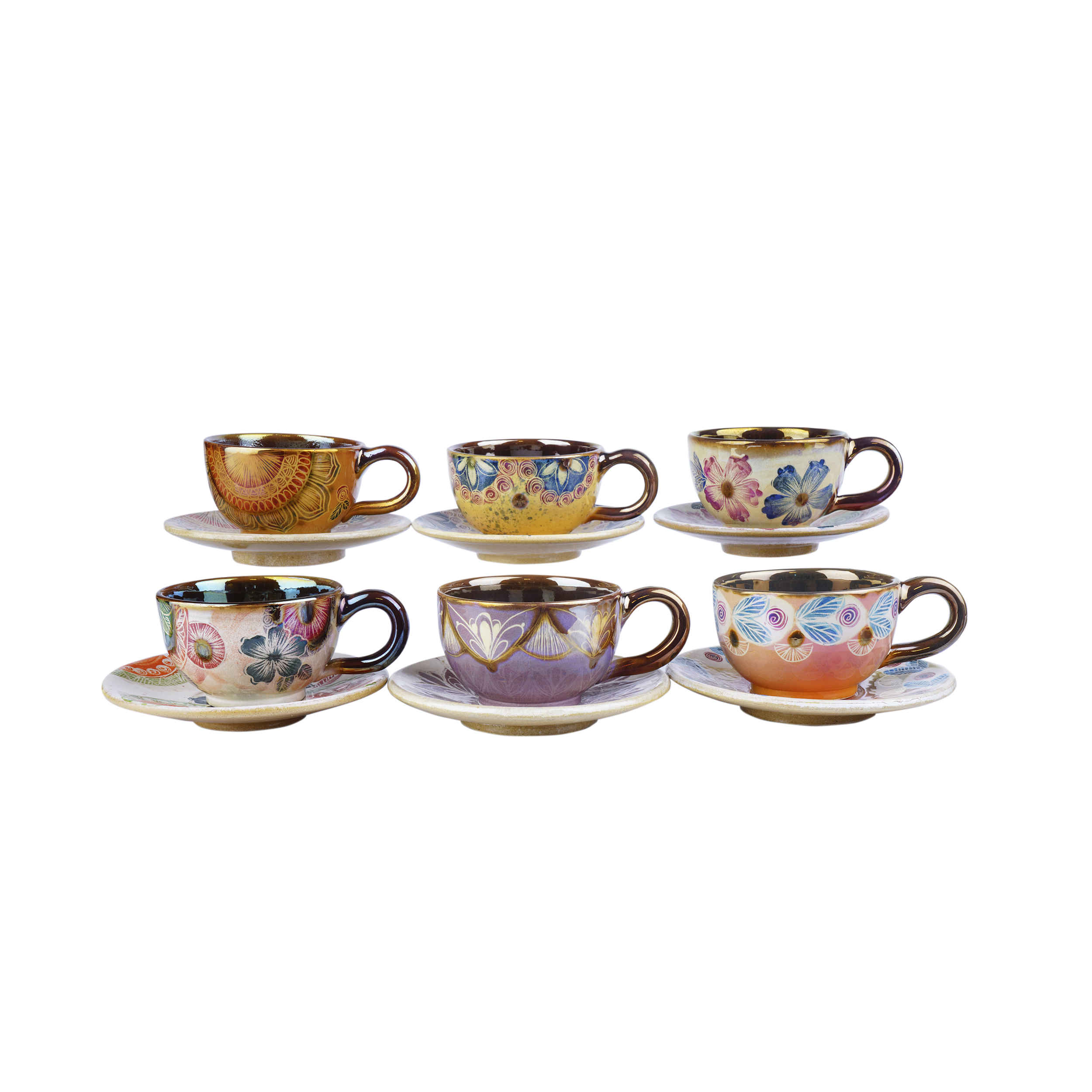Persian Teacup Set with Saucer – Farjad Ceramic Design