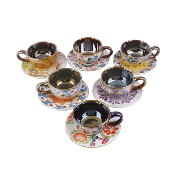 Persian Teacup Set with Saucer - Farjad Ceramic Design