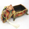Polyester Jewelry Box Handcrafted With Vintage Style