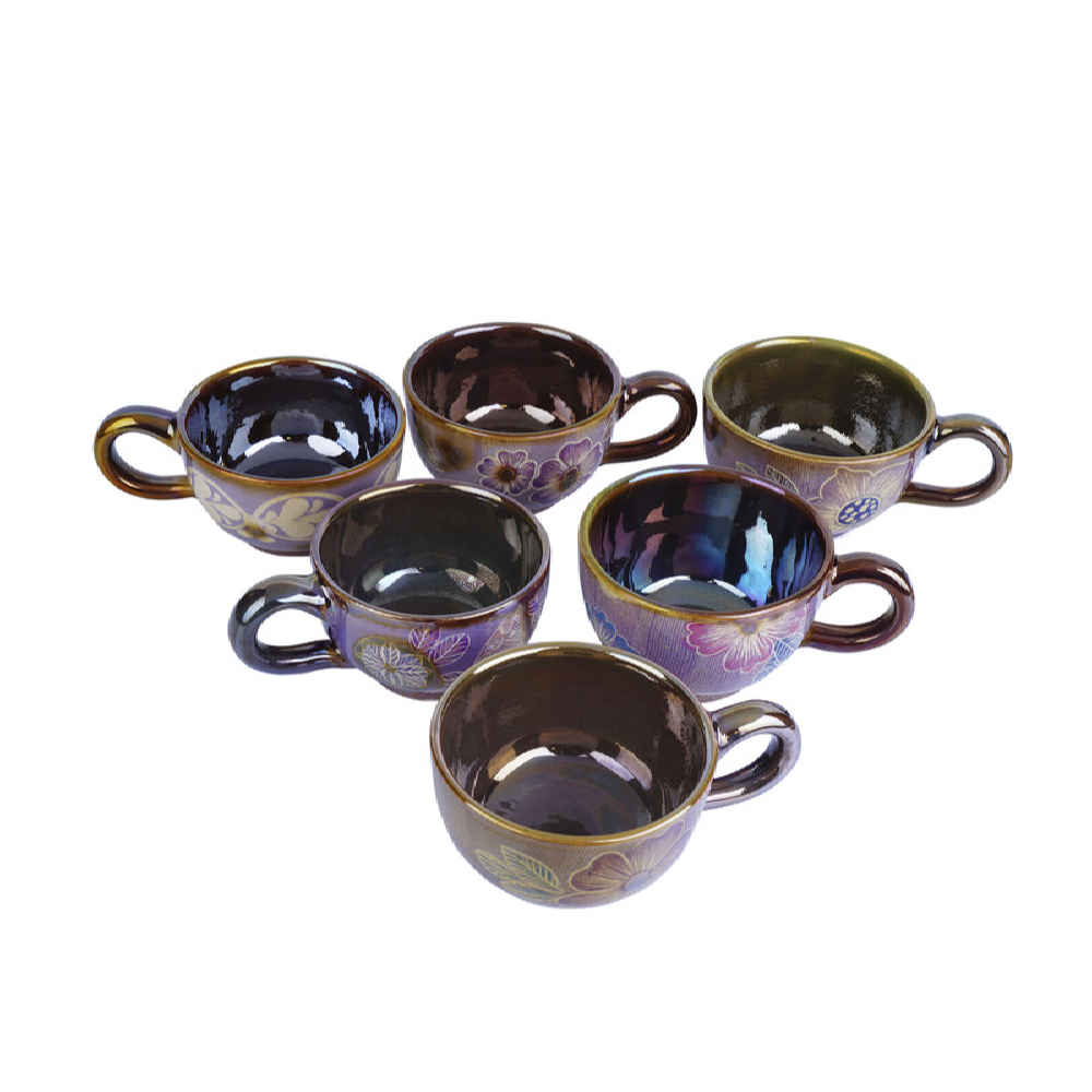 Persian Teacup Set with Saucer – Sherly Ceramic Design