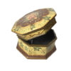 Porcelain Jewelry Box Handcrafted With Cream Vintage Style