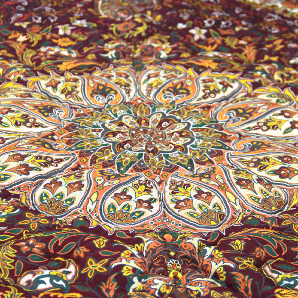 Persian Bedspread Set – Oriental Style Double Size with Termeh Fabric – Nazafarin