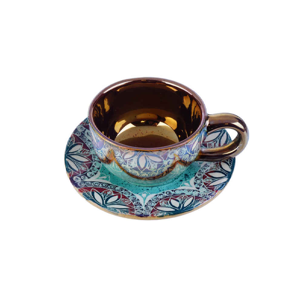 Persian Teacup Set with Saucer – Victoria Ceramic Design
