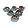 Persian Teacup Set with Saucer - Victoria Ceramic Design