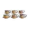 Persian Teacup Set with Saucer - Rayan Ceramic Design