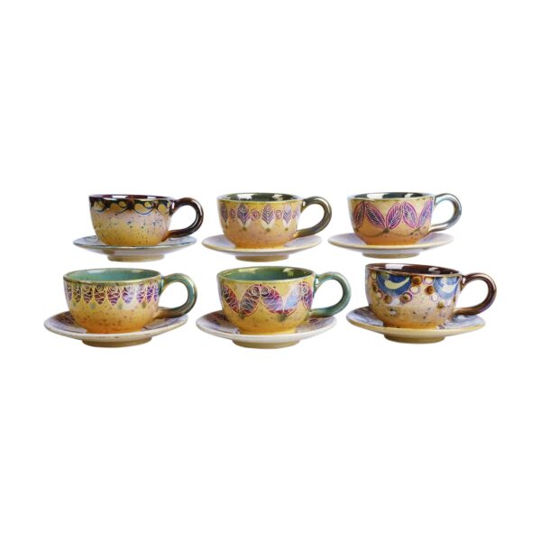 Persian Teacup Set with Saucer - Rayan Ceramic Design